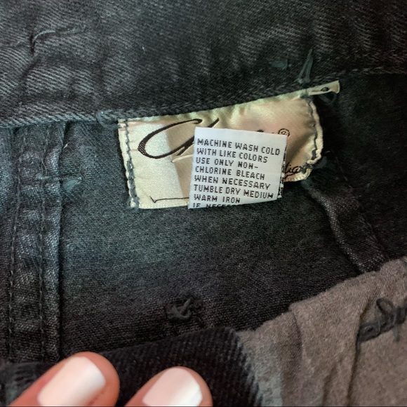 ❌SOLD❌Vintage 90s high waisted denim jean shorts size s - Picture 3 of 10